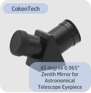45 degree 0.965" Zenith Mirror for Astronomical Telescope Eyepiece