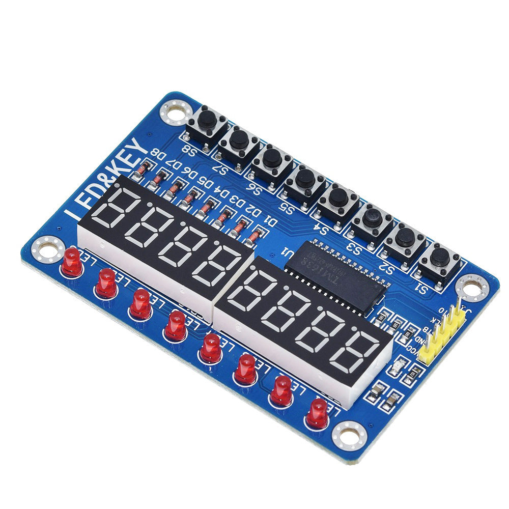 Tube 8-Bit LED 8 Keys Display module TM1638 – CokenTech